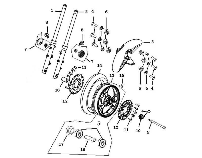 YUKİ GP-1 TARO 250R ÖN LASTİK